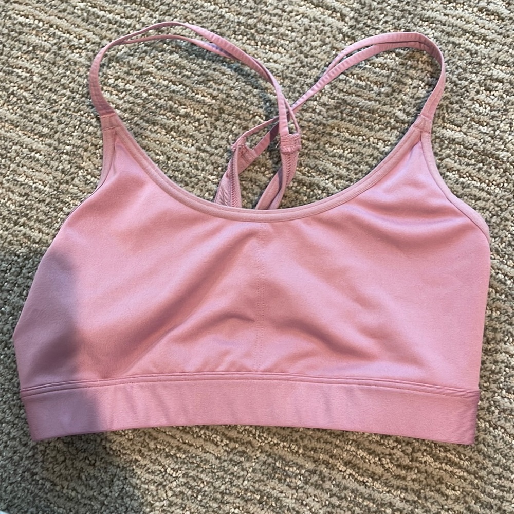 Pink Sports Bra